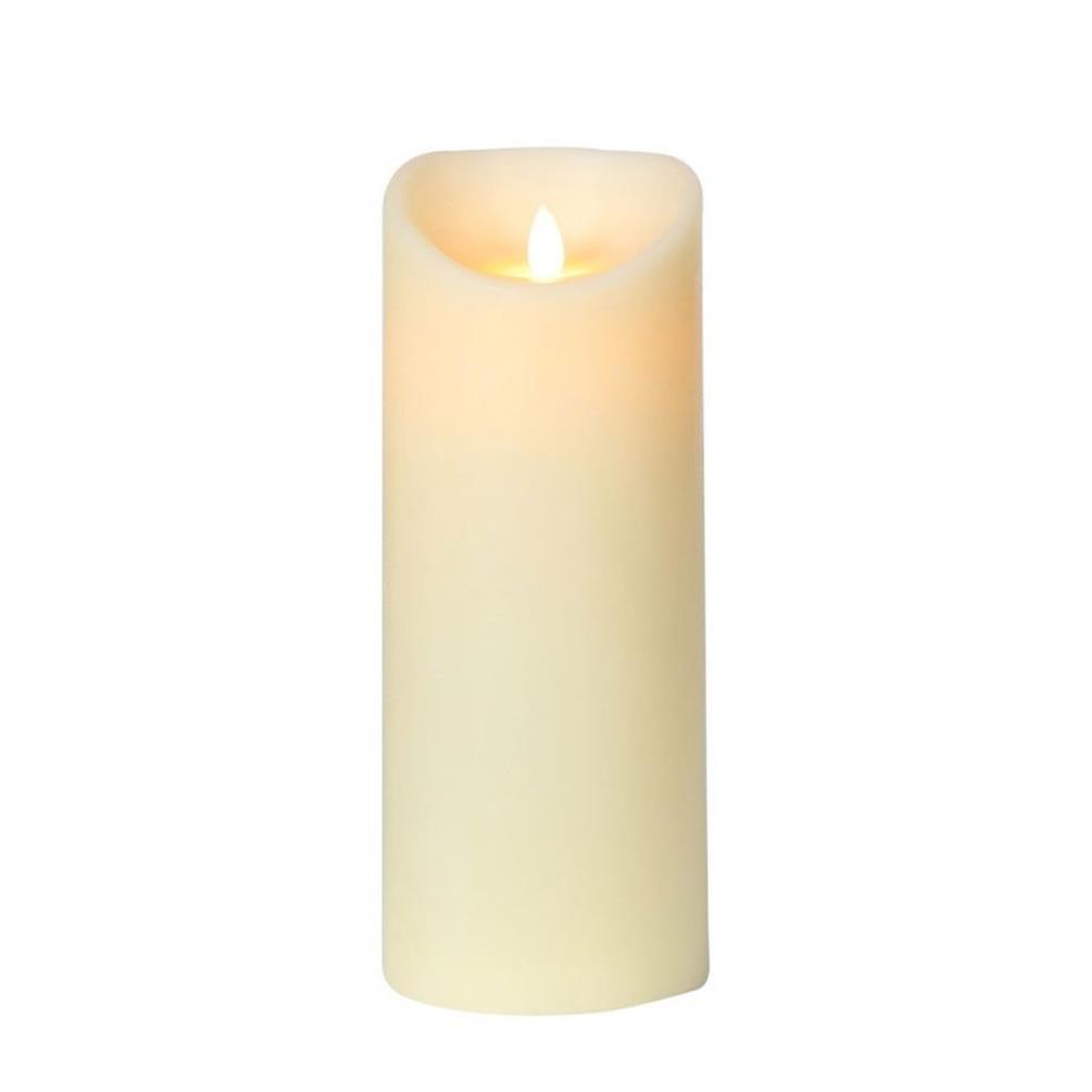 Elements Moving Flame LED Pillar Candle 25 x 10cm Extra Image 1